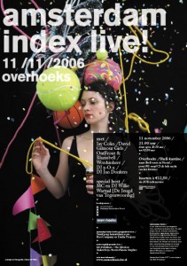 flyeramsterdamlive Poster/invite for the launch party of the second issue